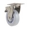 Vestil Thermoplastic Rubber Swivel With Total Brake Caster 6 In. Diameter x 2 In. Width 600 lb Gray CST-E-SS-6X2TPR-SWTB - alternate 3